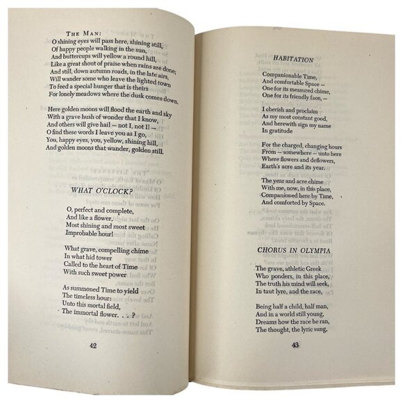 David Morton Poems 1920-1945 First Edition Hardcover Borzoi Books Poetry Book - Picture 6 of 8